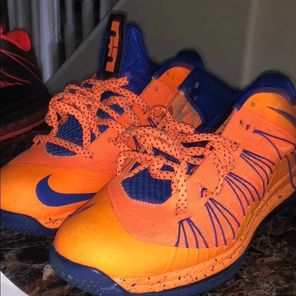 Lebron 10 lows orange and blue - Picture 1 of 2